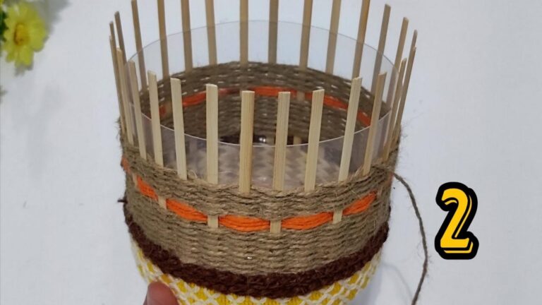 Cette méthode transforme des pots de yaourt en adorables paniers… à découvrir immédiatement !