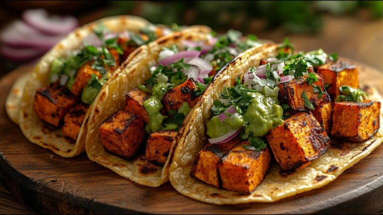 Une idée toute simple pour des tacos vegan aux patates douces… gourmands et sains !