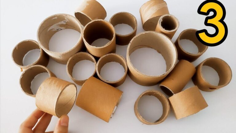 Cette astuce étonnante transforme des rouleaux en carton en objets déco magnifiques…