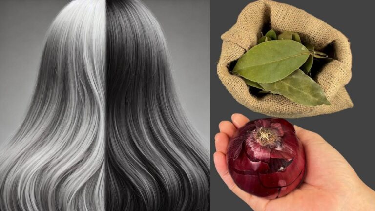 Cette astuce surprenante transforme vos cheveux gris en noir durablement…