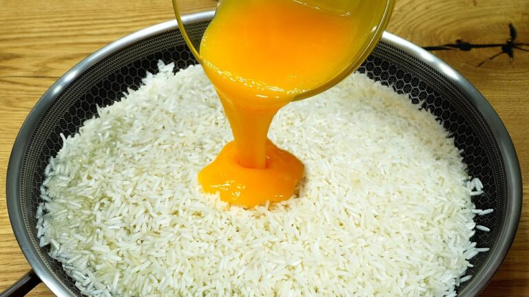 2 recettes rapides et délicieuses avec du riz et des œufs à essayer absolument !