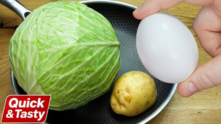 3 recettes rapides avec du chou et des œufs pour un dîner savoureux !
