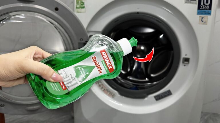 Faites cet astuce simple : 1 geste pour une machine à laver impeccable !