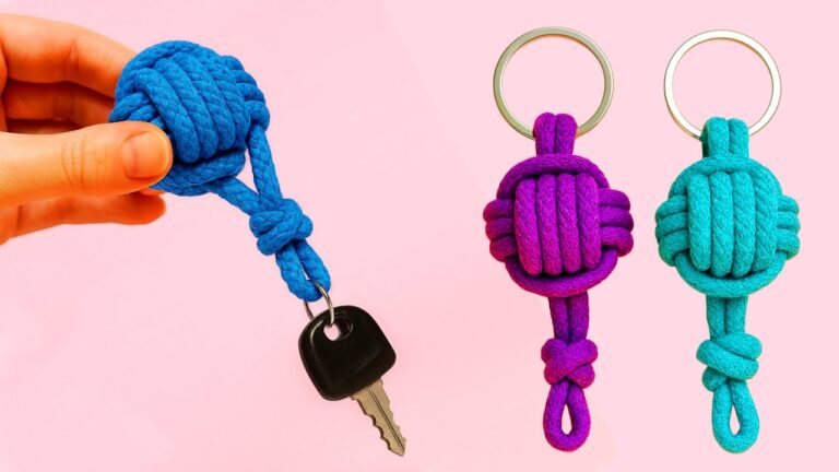 Transforme 1 lacet en 10 porte-clés stylés et uniques à réaliser !