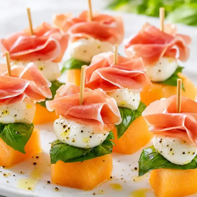Bouchées de Melon et Jambon : la recette estivale fraîche et chic