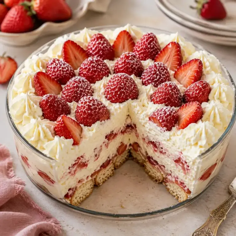 Charlotte aux Fraises : la Recette Facile et Rapide Sans Cuisson