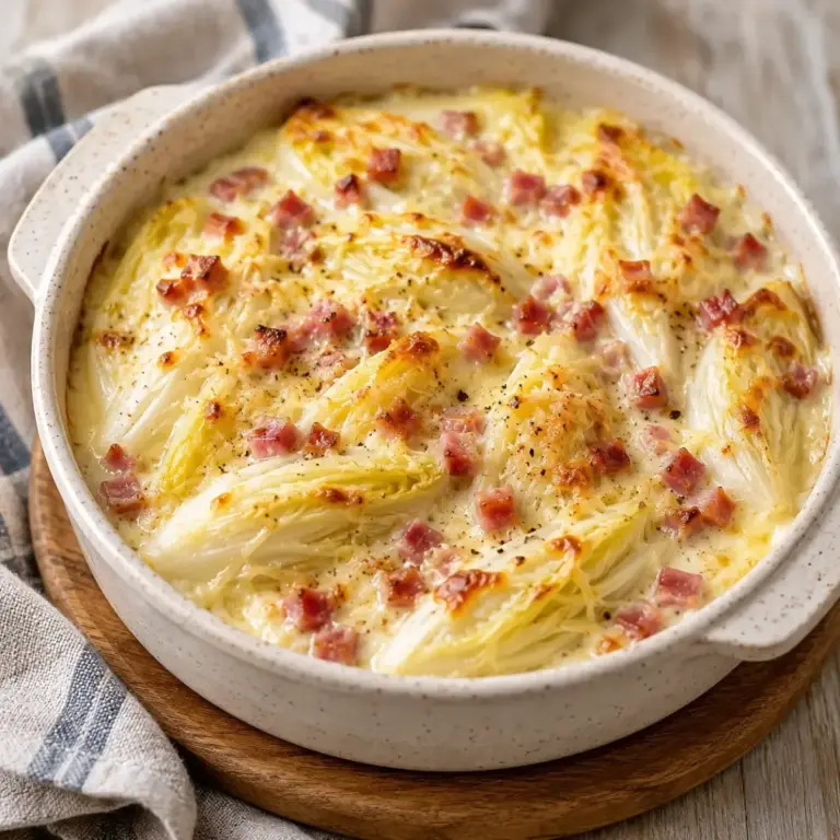 Gratin Fondant d&rsquo;Endives au Jambon et Savoureuse Béchamel