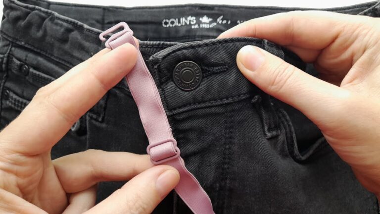 Réparez 1 taille de jean trop large en 5 minutes avec ce hack simple et efficace !