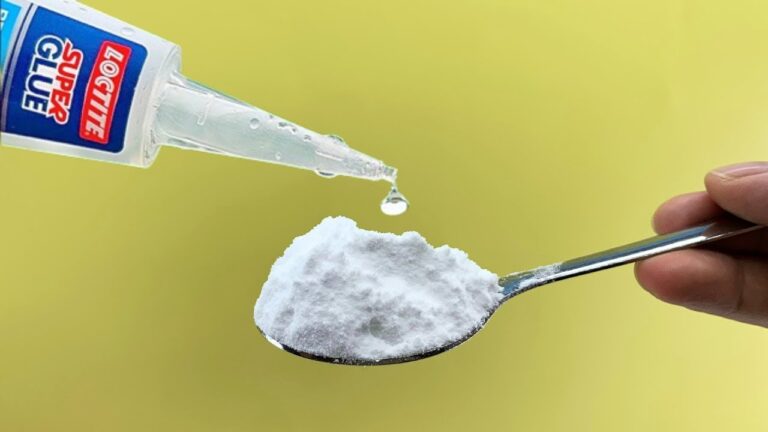 5 astuces surprenantes avec de la super glue et du bicarbonate de soude !