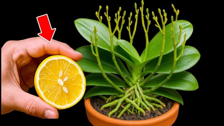 1 tranche de citron : cultivez une orchidée à racines multiples en 5 étapes simples !