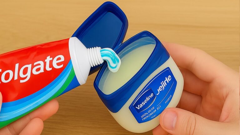 Mélangez 1 dentifrice avec de la vaseline : découvrez les 5 incroyables effets !