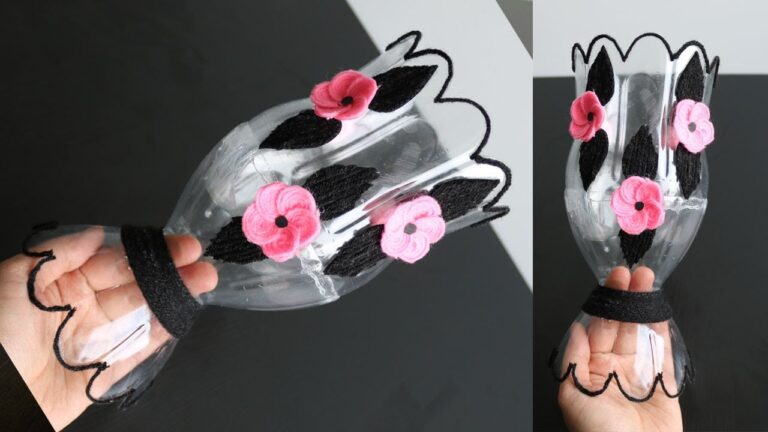 Transformez 5 bouteilles en plastique en vases déco incroyables !