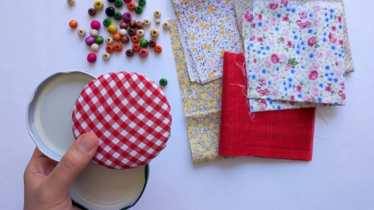 10 idées créatives avec des bocaux et des chutes de tissu à découvrir !