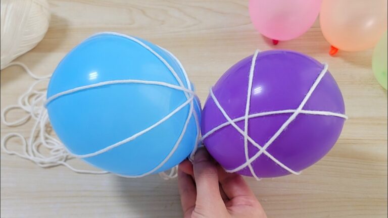 Créez 5 objets déco tendance avec des ballons pour transformer votre intérieur !