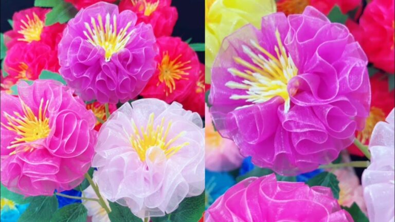 Apprenez à créer 5 fleurs en tissu douces et faciles pour vos DIY déco !