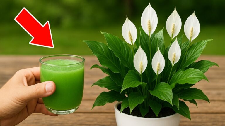 Faites fleurir votre Spathiphyllum : 1 verre pour des résultats incroyables !