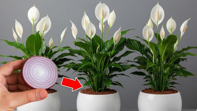 1 oignon pour une explosion de fleurs sur votre Anthurium ! Découvrez comment.