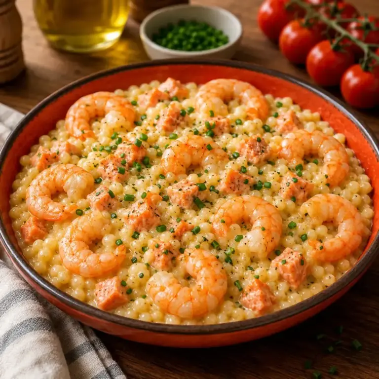 Recette des Perles Crémeuses aux Crevettes et Saumon Faciles à Réaliser