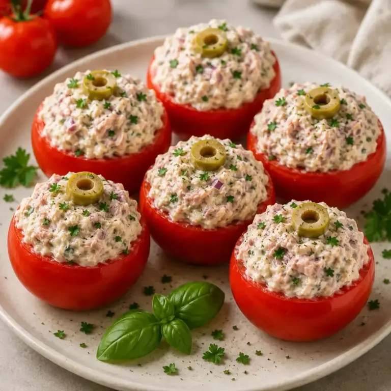 Tomates farcies au thon et fromage frais : la recette facile à adopter